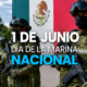 Elementos de la Secretaría de Marina durante la conmemoración del Día de la Marina Nacional.
