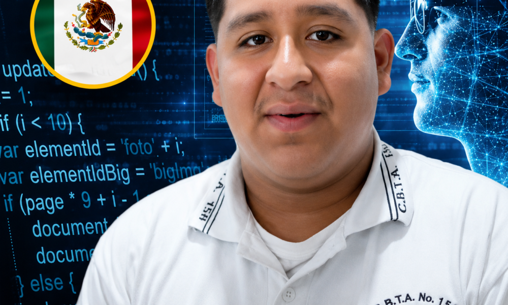 Estudiante mexicano presenta Encuéntrame 72, sistema de inteligencia artificial para apoyar la búsqueda de personas desaparecidas.