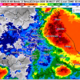Imagen satelital GOES-19 muestra amplia cobertura nubosa y actividad meteorológica sobre Puebla, Atlixco, Hidalgo y Veracruz durante el 24 de junio de 2026.