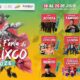 Cartel oficial de la Feria de Atlixco 2026 que anuncia la cartelera artística del 18 al 26 de julio en el Centro de Convenciones de Atlixco, con presentaciones de Yuri, Molotov, Los Acosta, El Bebeto, Mara Escalante, Aarón y su Grupo Ilusión, además de espectáculos familiares.