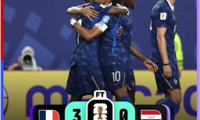 Kylian Mbappé y jugadores de Francia celebran la victoria 3-0 sobre Irak durante la fase de grupos del Mundial FIFA 2026.
