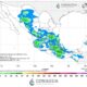 Mapa meteorológico elaborado por la Comisión Nacional del Agua (CONAGUA) y el Servicio Meteorológico Nacional (SMN) que muestra el pronóstico de lluvias moderadas a fuertes para el estado de Puebla el 30 de junio de 2026, con mayores acumulados previstos en el Valle de Atlixco y Angelópolis.