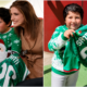 Niño aficionado de la Selección Mexicana recibe una camiseta oficial después de hacerse viral por apoyar a México usando un suéter navideño durante el Mundial 2026.