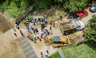 Habitantes de San Antonio Alpanocan participan en una faena comunitaria y reciben apoyos del Ayuntamiento de Tochimilco para educación, deporte e infraestructura.