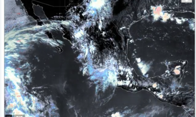 Imagen satelital GOES-19 que muestra el desarrollo de nubosidad convectiva sobre el centro de México previo al pronóstico de lluvias fuertes a muy fuertes para Puebla y el Valle de Atlixco-Matamoros durante la tarde y noche del 1 de julio de 2026.