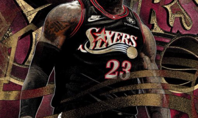 LeBron James presentado como nuevo jugador de los Philadelphia 76ers.