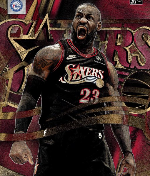 LeBron James presentado como nuevo jugador de los Philadelphia 76ers.