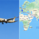 ALT: Airbus A350-1000ULR durante un vuelo histórico de prueba entre Melbourne y Toulouse.