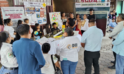 Clausura de los talleres de la Misión Cultural No. 15 Puebla en Cacaloxúchitl, Huaquechula, con exposición de trabajos realizados por más de 190 estudiantes.