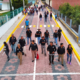 Autoridades municipales inauguran el adoquinamiento de la calle Morelos en San Antonio Cuautla, Huaquechula.