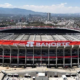 Vista aérea del Estadio Banorte remodelado para la Copa Mundial 2026.