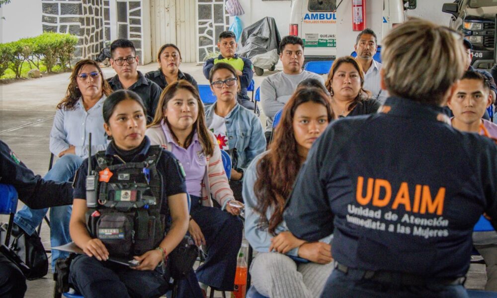 Capacitación sobre prevención y atención de la violencia contra las mujeres en Capacitación sobre prevención y atención de la violencia contra las mujeres en Tochimilco.Tochimilco.
