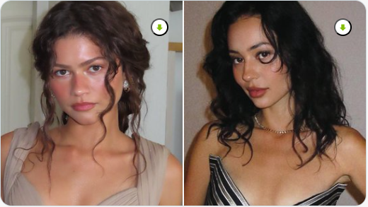 Dos mujeres lucen maquillaje natural con piel luminosa, labios discretos y ojos suavemente definidos, representativo del estilo “sin maquillaje”.