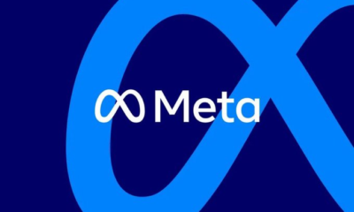 Logotipo de Meta tras los reportes de fallas en Facebook e Instagram.