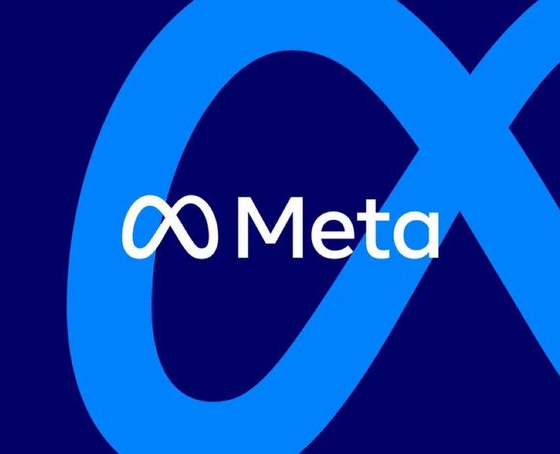 Logotipo de Meta tras los reportes de fallas en Facebook e Instagram.