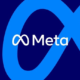 Logotipo de Meta tras los reportes de fallas en Facebook e Instagram.
