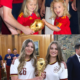 Princesa Leonor e infanta Sofía sostienen la Copa del Mundo en 2010 y 2026 tras los dos campeonatos conquistados por España.