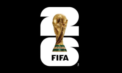 Logotipo oficial de la Copa Mundial de la FIFA 2026 con el trofeo del campeonato, utilizado para anunciar la primera jornada sin partidos antes del inicio de los cuartos de final.